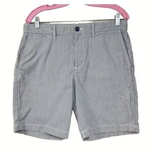 Original Penguin by Munsingwear Shorts 9" Oxford Men Sz 33 Blue Pin Stripe Golf